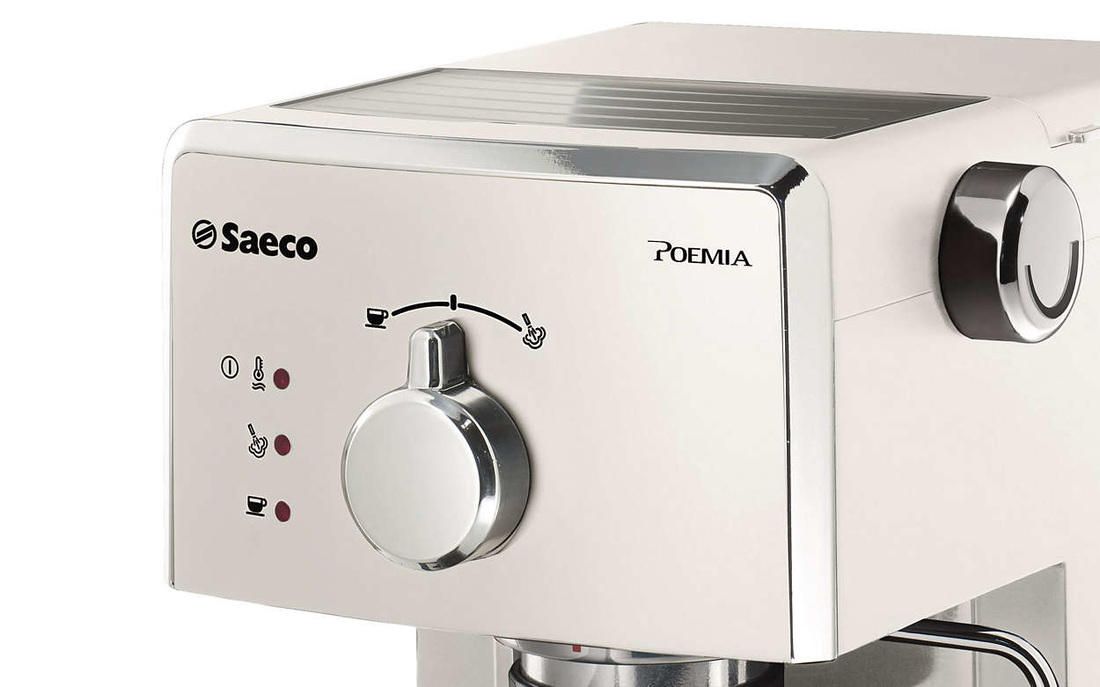 Saeco Poemia Focus HD8423/11 - Máquina de café espresso manual para café  molido…